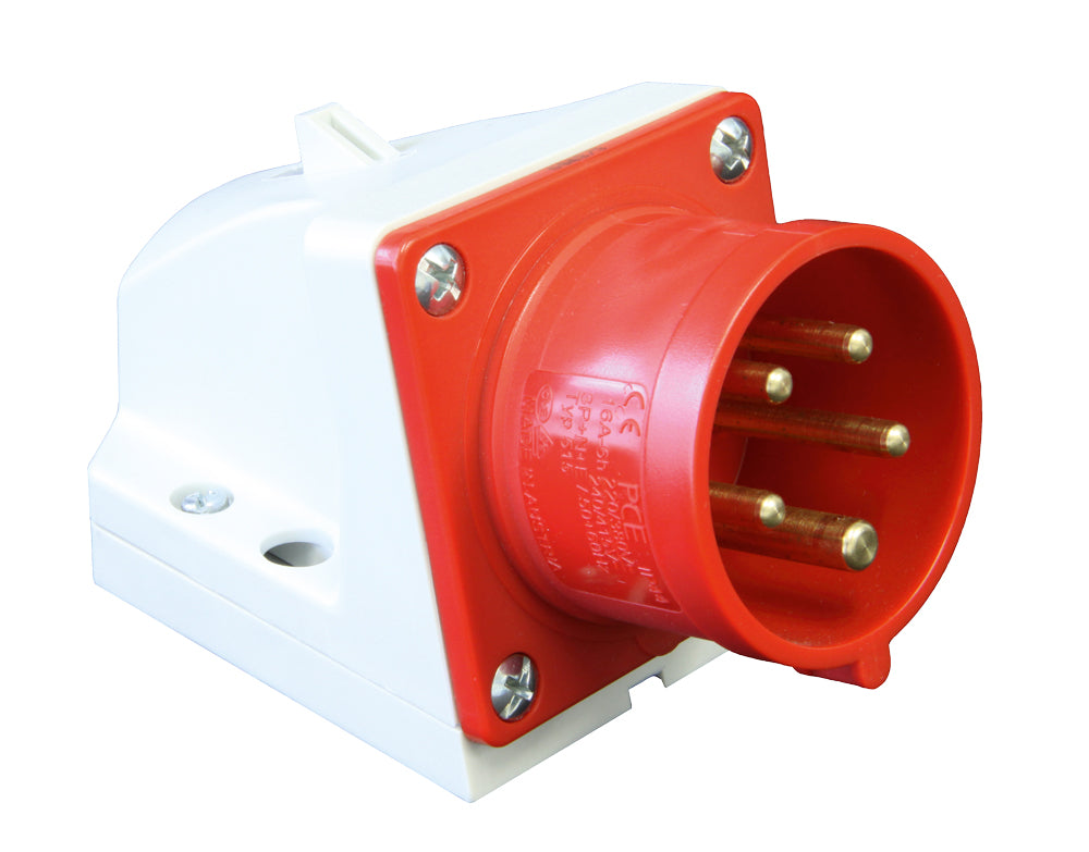 PC ELECTRIC CEE Wandgerätestecker 16A 5p 6h IP44 – 515-6