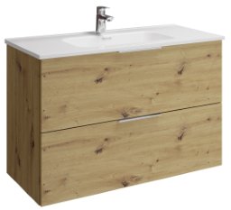 ALVA Era Unterschrank für WT 3 2 Auszüge, 98x64x45cm, Eiche Urban