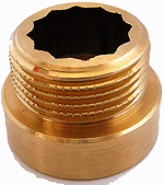 ALVA Verlaengerung Fig.263 3/4"X 30 mm Messing