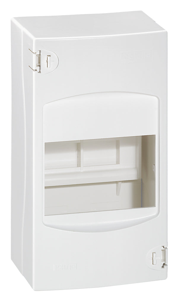 LEGRAND Aufputz-Kleinverteiler, Signalweiß, 4TE, IP30, 160x90x74mm (HxBxT) – 001304