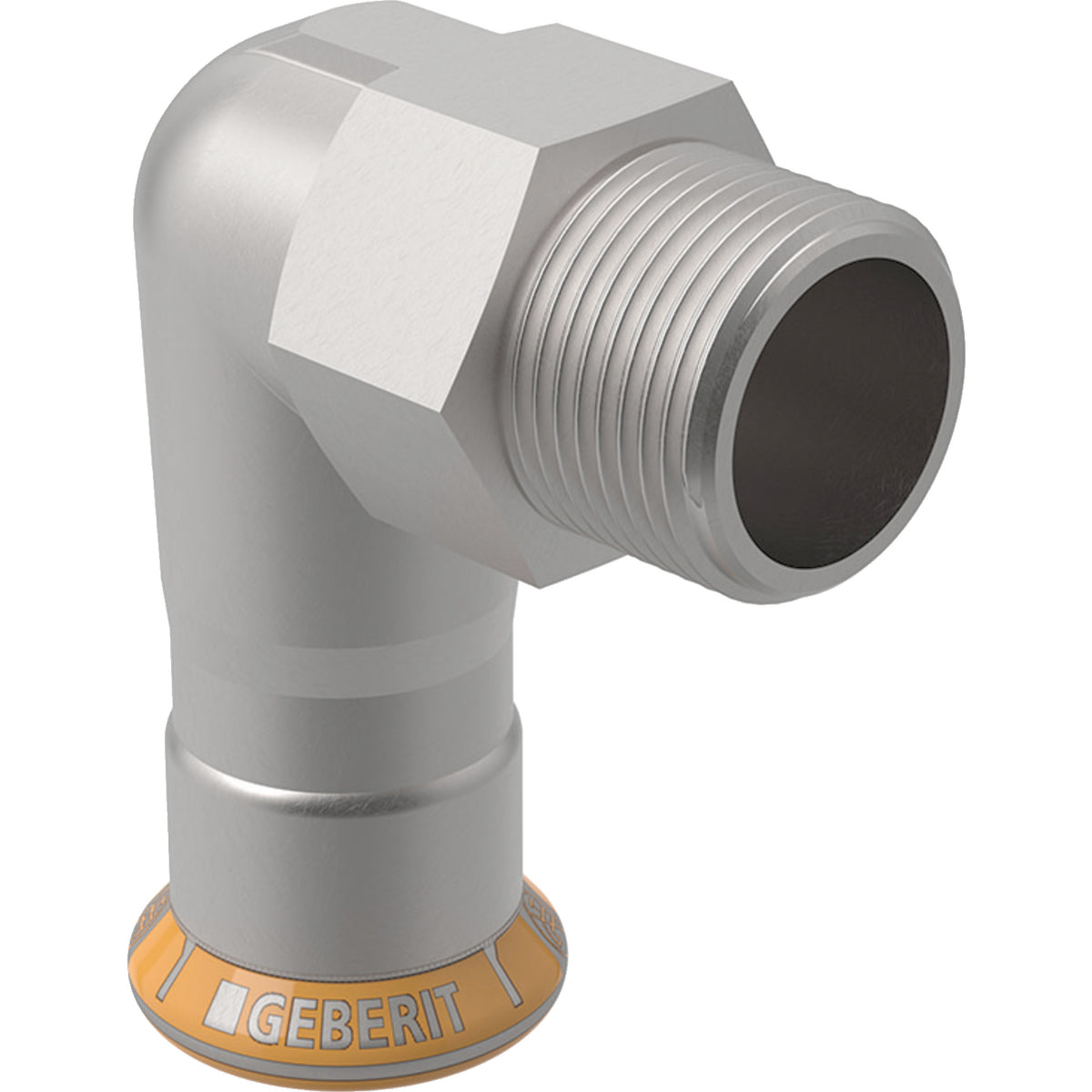 GEBERIT GE Mapress Therm Uebergangswinkel 90 Gr. d18mm x R1/2, NPW – 43834