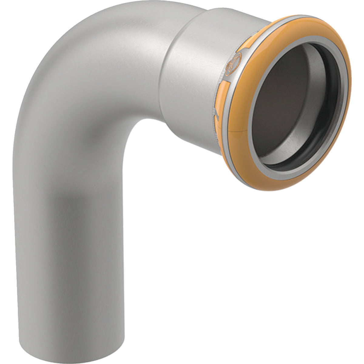 GEBERIT GE Mapress Therm Bogen Einschubende 90 Gr. d54mm, NPW – 43308