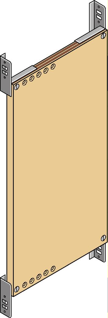 GEBERIT GE Huter Befestigungsplatte fuer mittelschwere Lasten 40 x 89cm – HU-BP9005-M
