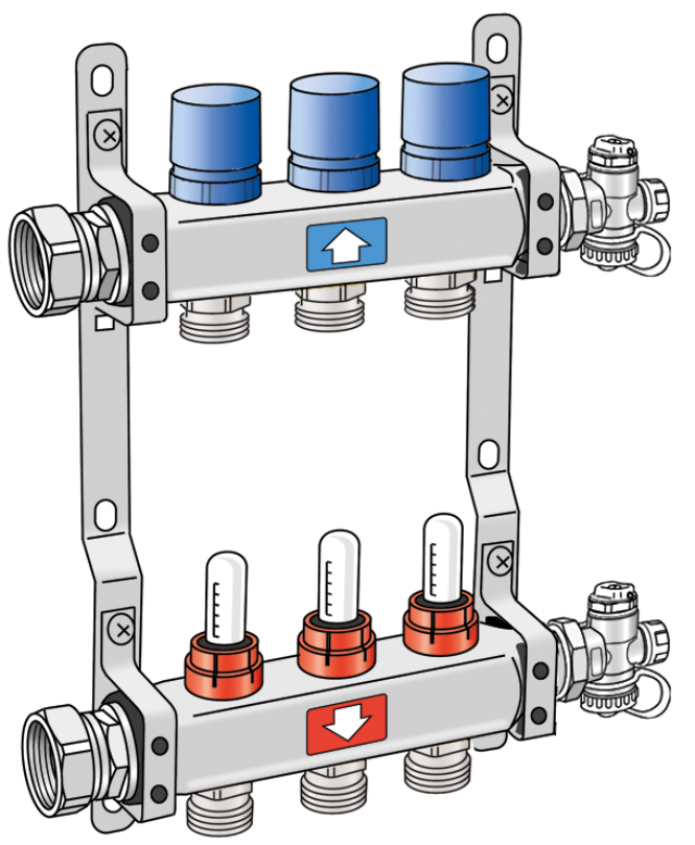 KE KELIT KMU590E ULTRAX FB-Verteiler 3 L: 275mm Einsatzbereich:70 Grad C-6bar – 7903600