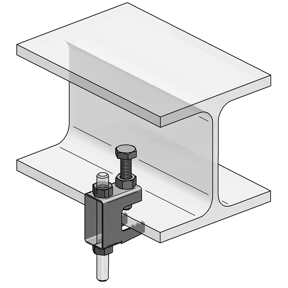 MEFA Trägerklammer Stahl PKB M10 Klemmbereich 0 - 22 mm M10 – 0576806