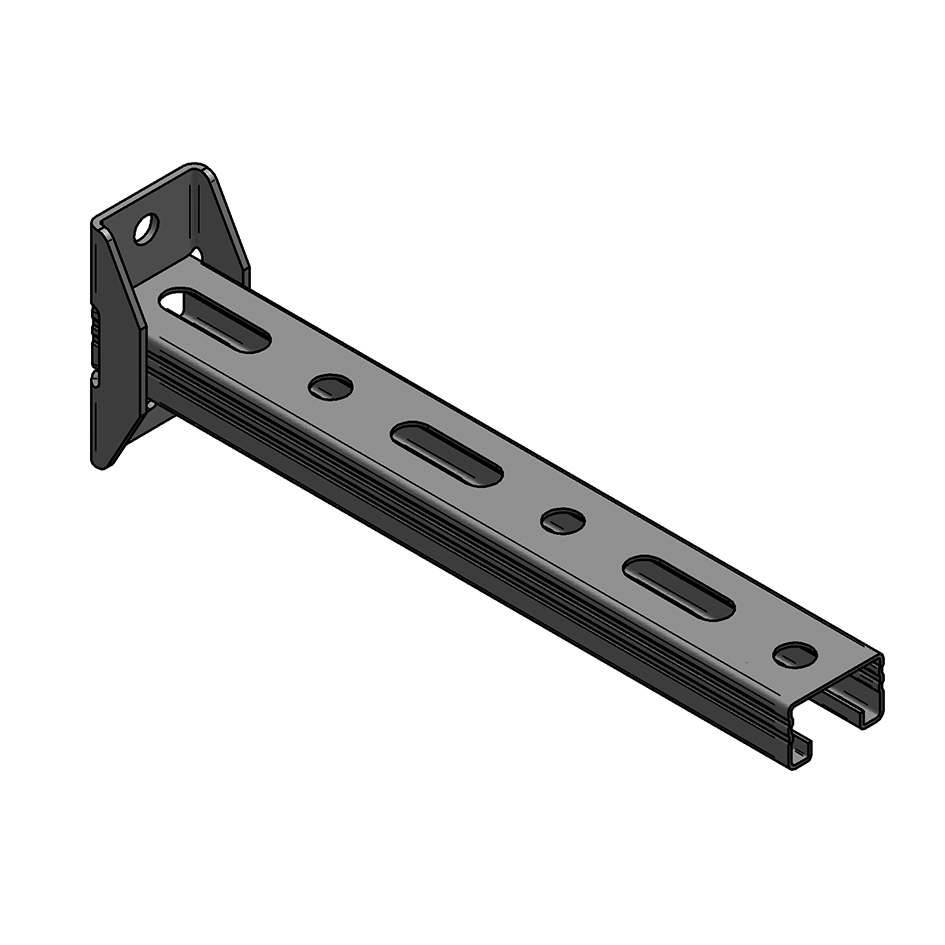 MEFA Konsole C-Profil 45/26 S, L= 525 mm Platte längs gvz – 18035052501