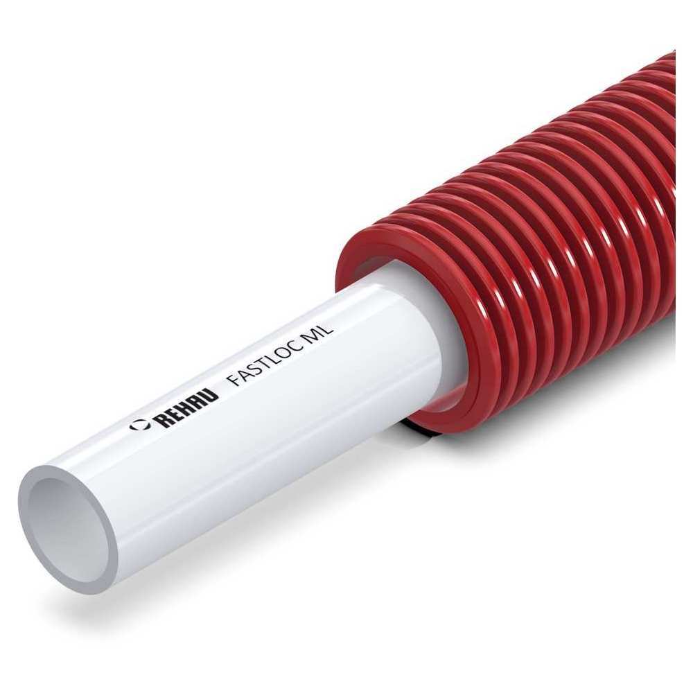 REHAU REHAU Universalrohr FASTLOC ML 16 x 2,0 im Schutzrohr rot, Bund 50 m – 13603221050