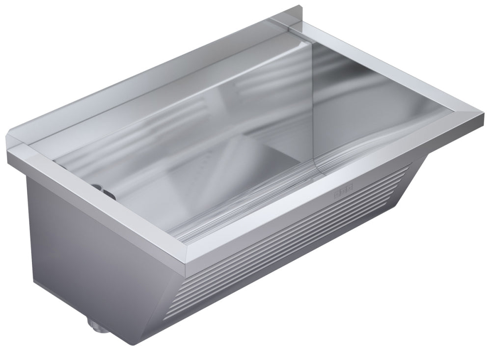 KWC AUSTRIA KWC Sirius Waschtrog 750x354x500mm Ablauf links, Chromstahl fugenlos – 2030045759