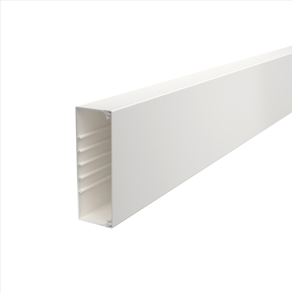 OBO Wand- und Deckenkanal mit Bodenlochung 6 0x170x2000 Polyvinylchlorid reinweiß RAL – 6191258
