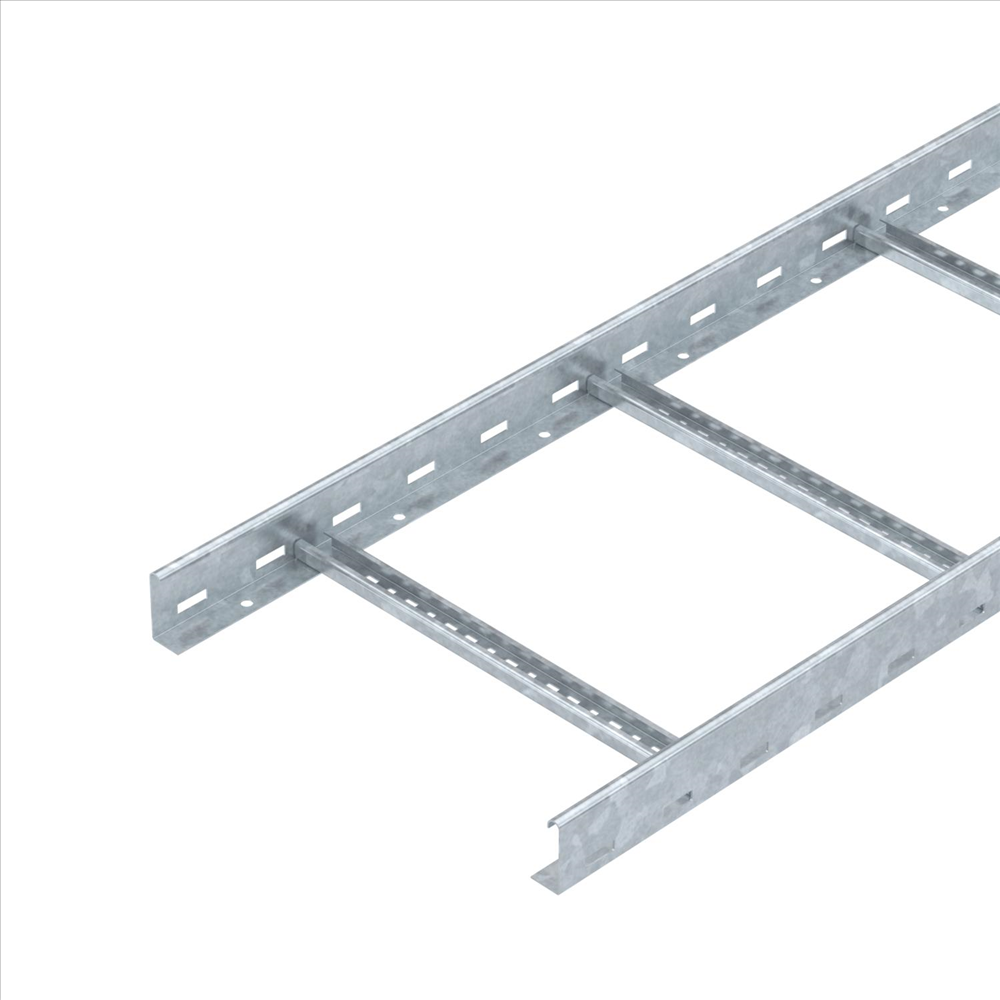 OBO Kabelleiter gelocht, mit VS Sprosse 60x4 00x3000 Stahl bandverzinkt – 6208544