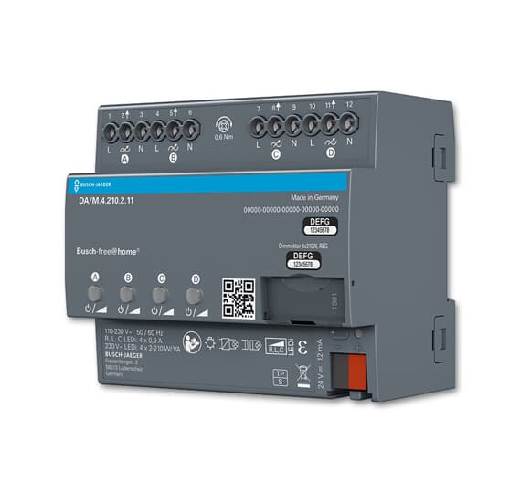 BUSCH-JAEGER Dimmaktor 4-fach, REG 6252/0.4-102 – 2CKA006220A0728