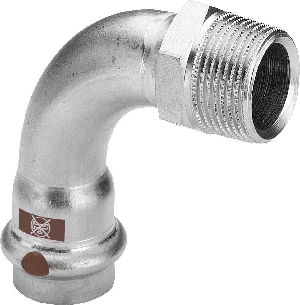 VIEGA Viega Bogen 90 Grad mit SC Temponox 1714 in 28mmxR1 Stahl nichtrostend – 812 447