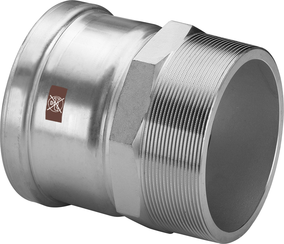 VIEGA Viega Übergangsstück mit SC Temponox XL 1711XL in 76,1mmxR21/2Stahl nichtrostend – 811 686