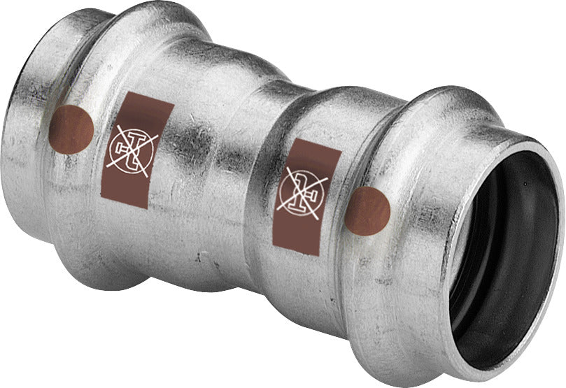 VIEGA Viega Muffe mit SC Temponox 1715 in 35mm Stahl nichtrostend – 809 010