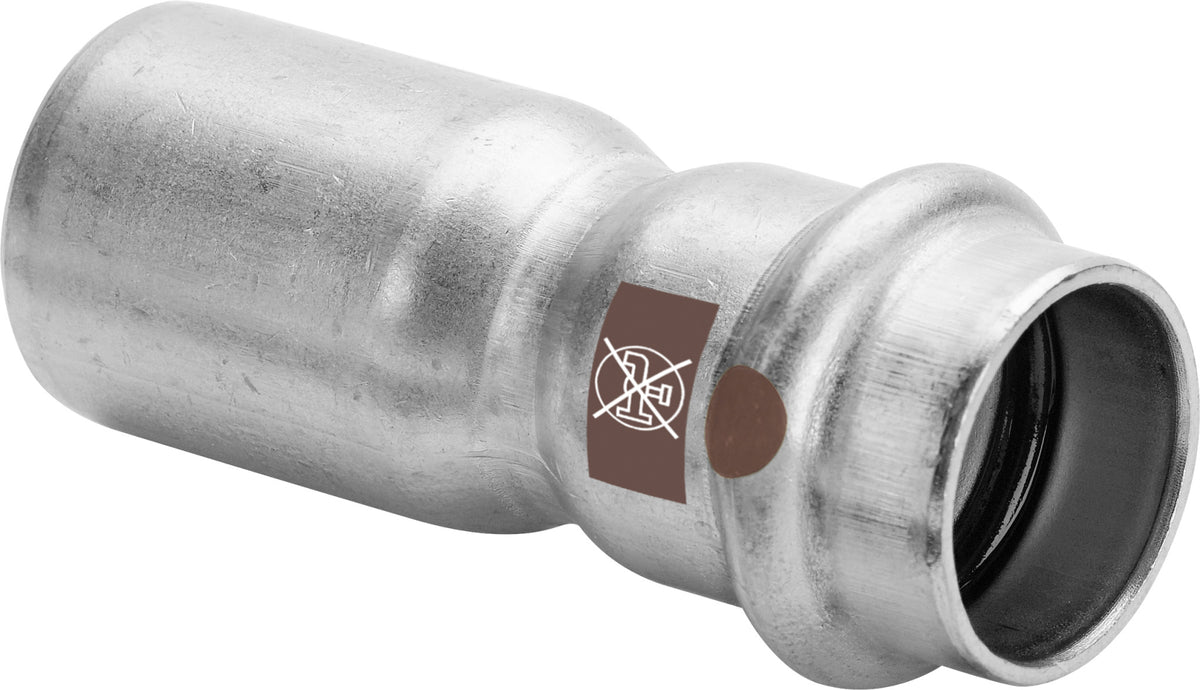 VIEGA Viega Reduzierstück mit SC Temponox 1715.1 in 54x42mm Stahl nichtrostend – 809 492