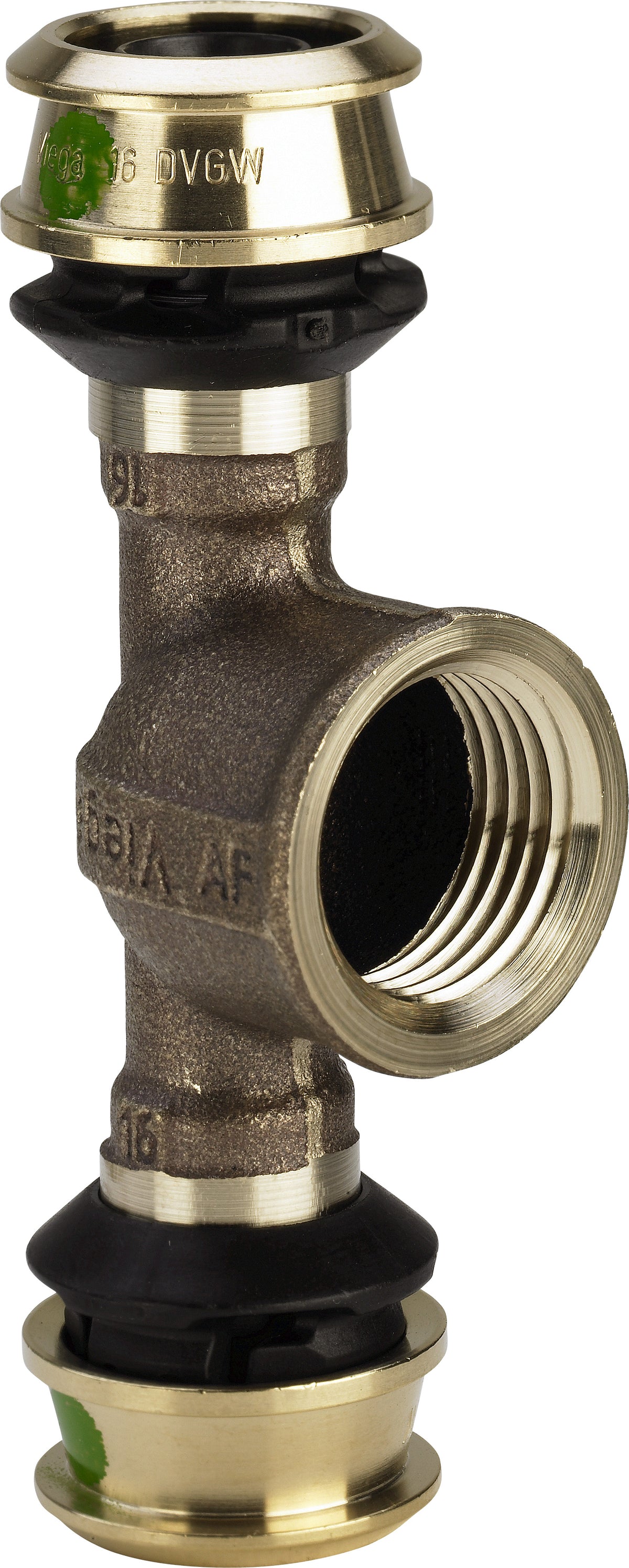 VIEGA Viega T-Stück mit SC Raxofix 5317 in 32mmxRp3/4x32mm Siliziumbronze – 647 179