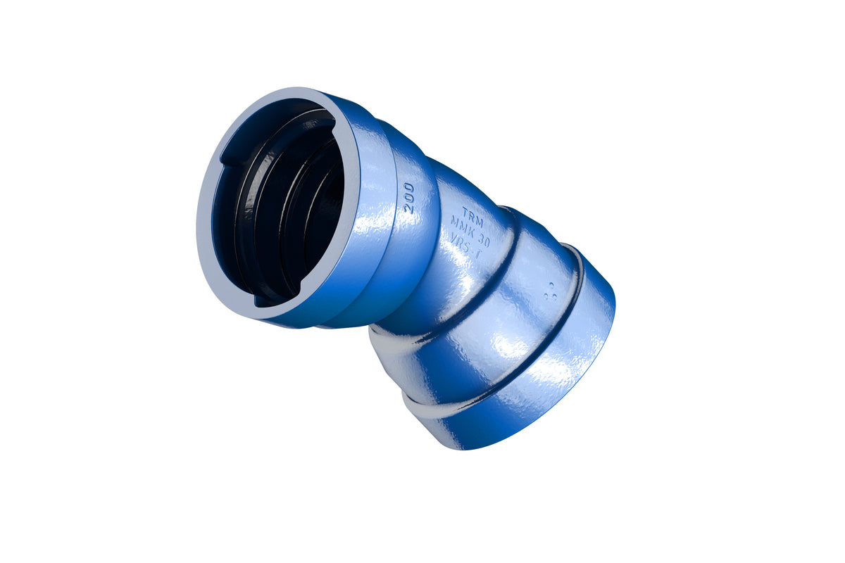 TIROLER ROHRE TRM-VRS-MMK-Stk.blau 30 Grad DN 80 m.Langmuffen – 106080188