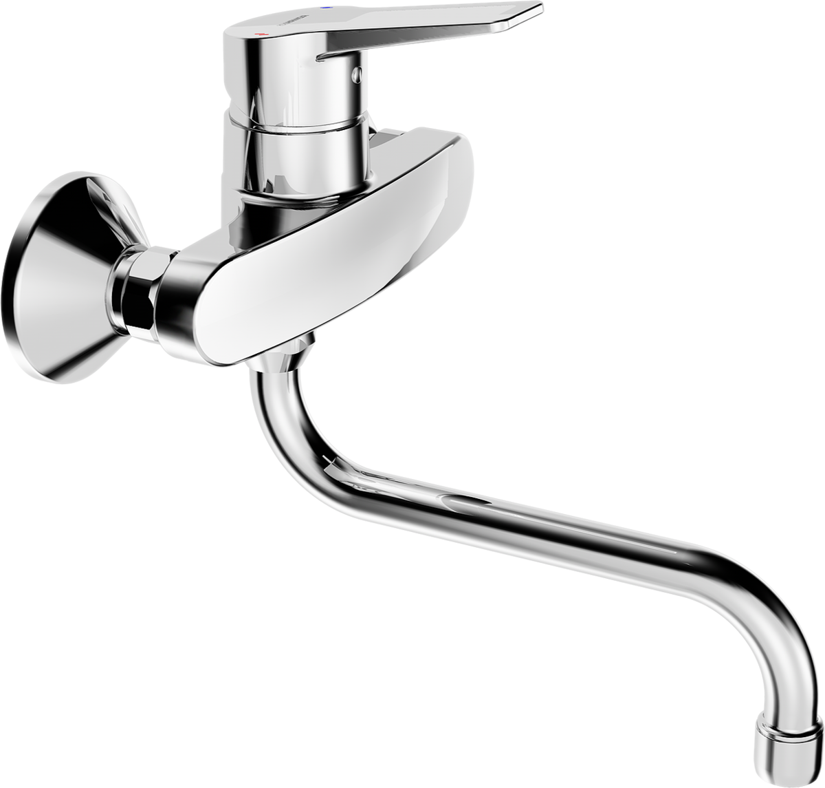 HANSA Hansa Twist Wand-Spültischmischer chrom – 0969 2193