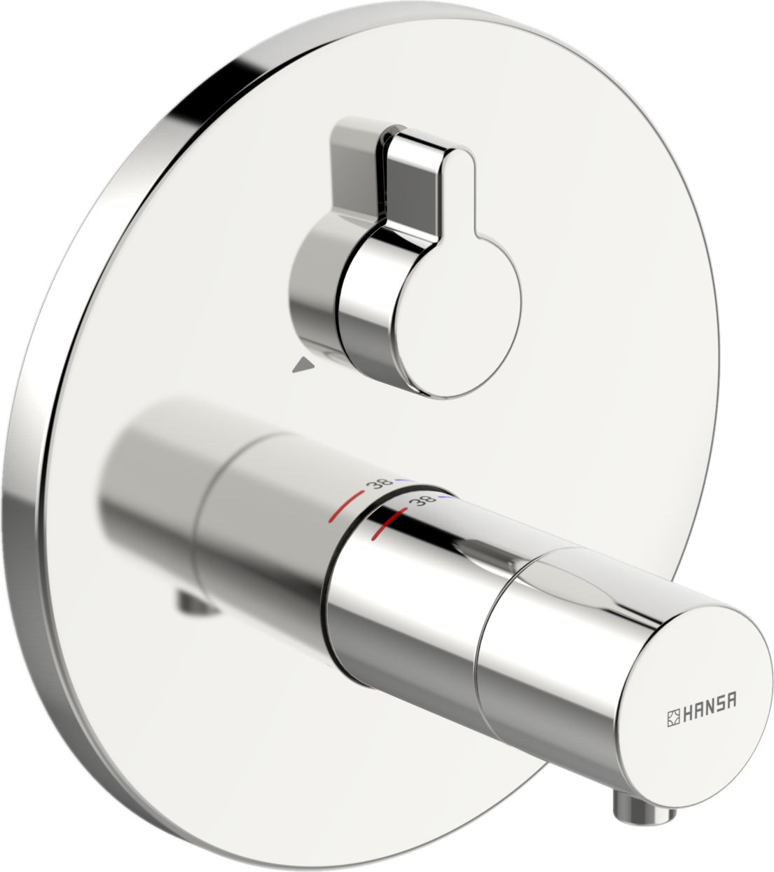 HANSA Hansa Varox Pro Fertigmontage-Set für Brausebatterie, Rosette rund, chrom – 4057 9083
