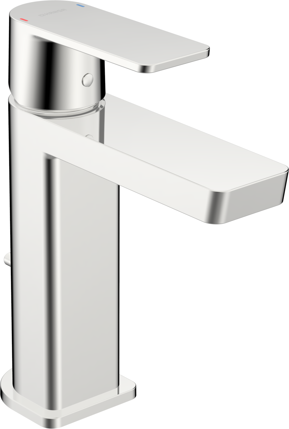 HANSA Hansa Stela EH-Waschtischbatterie Zugst.Ablgarn. Ausld.14,7cm chrom – 5718 2273