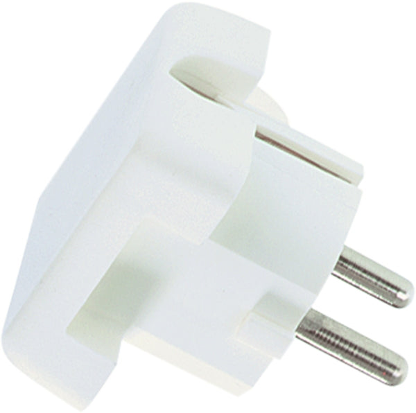 BACHMANN Schutzkontaktstecker Winkel / Fläche weiß flache Ausführung,montierbar – 911.270