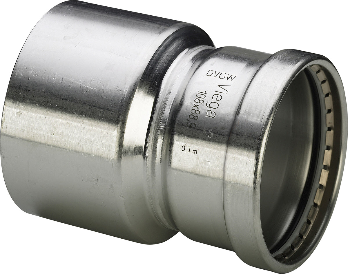 VIEGA Viega Reduzierstück Sanpress Inox XL 2315.1XL in 88,9x76,1mm Edelstahl – 483 159