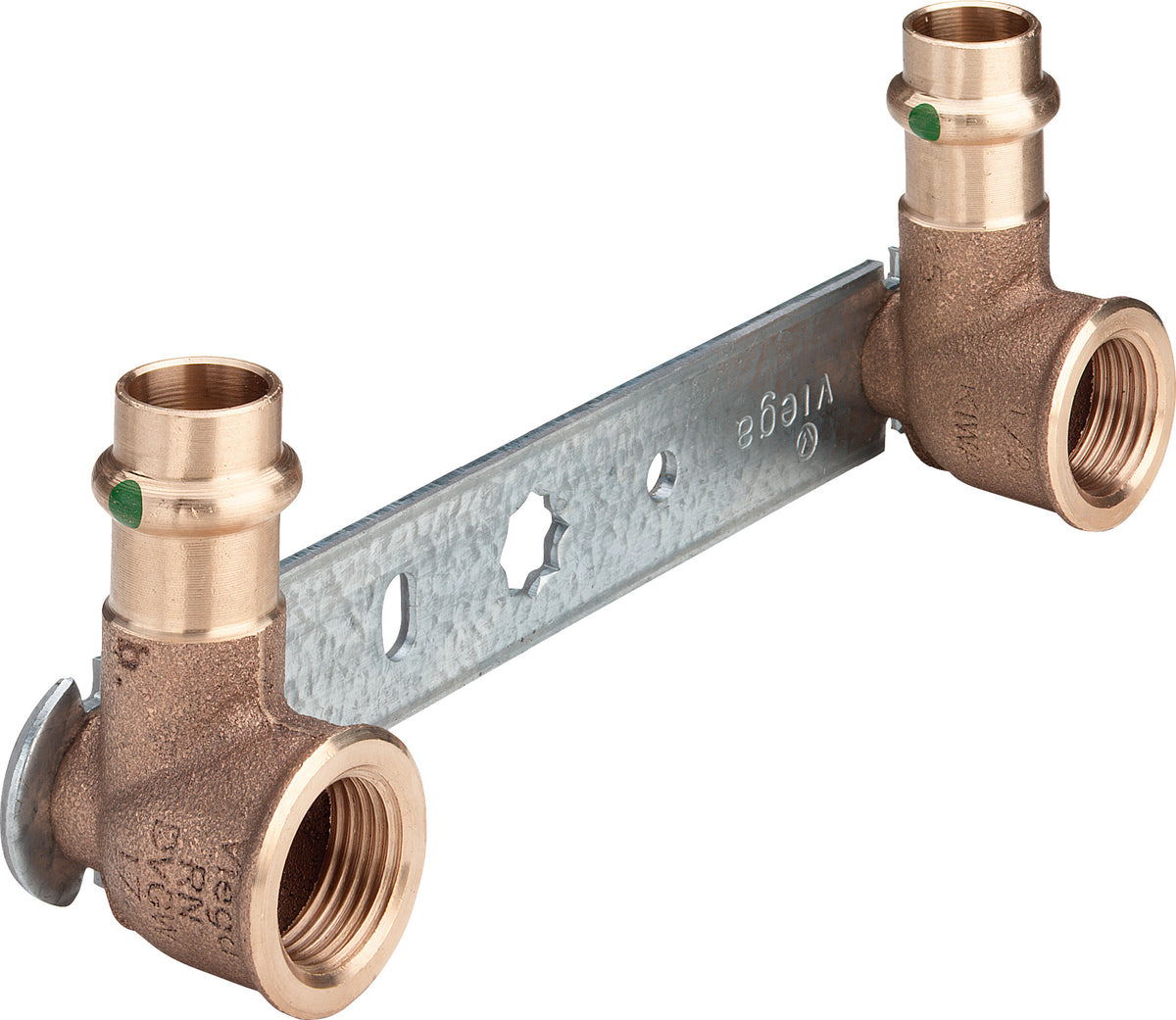 VIEGA Viega Montageeinheit mit SC Sanpress 2222.05in15mmxRp1/2x150mm Siliziumbronze – 308 681