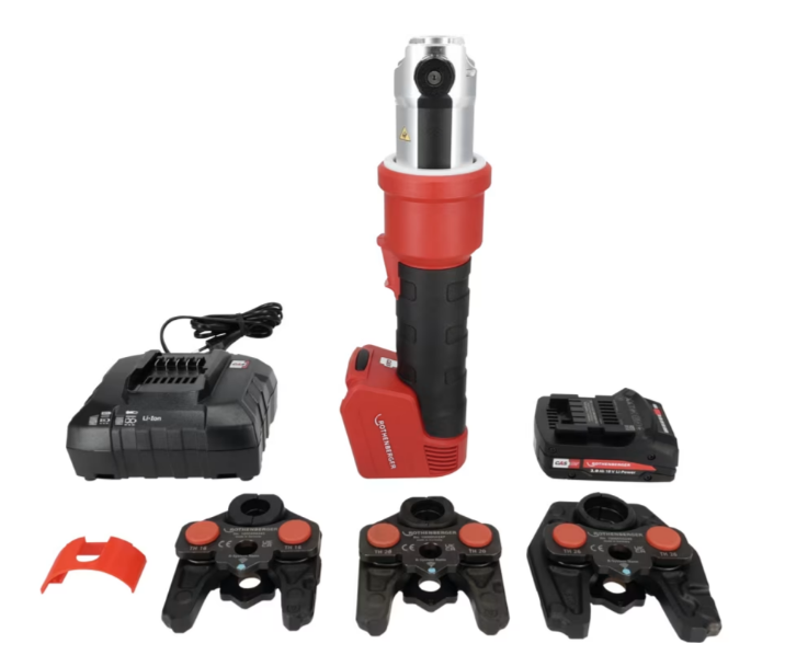 ROTHENBERGER Pressmaschine ROMAX NANO iJAWs Set TH, 16-20-26mm, 2Ah, CAS – 1000005048