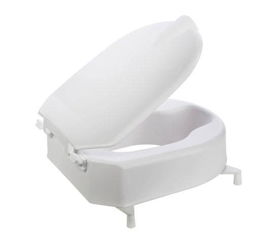 MKW MKW Kompakt Monarch WC-Sitz Erhöhung 10cm mit Deckel – R502-0001
