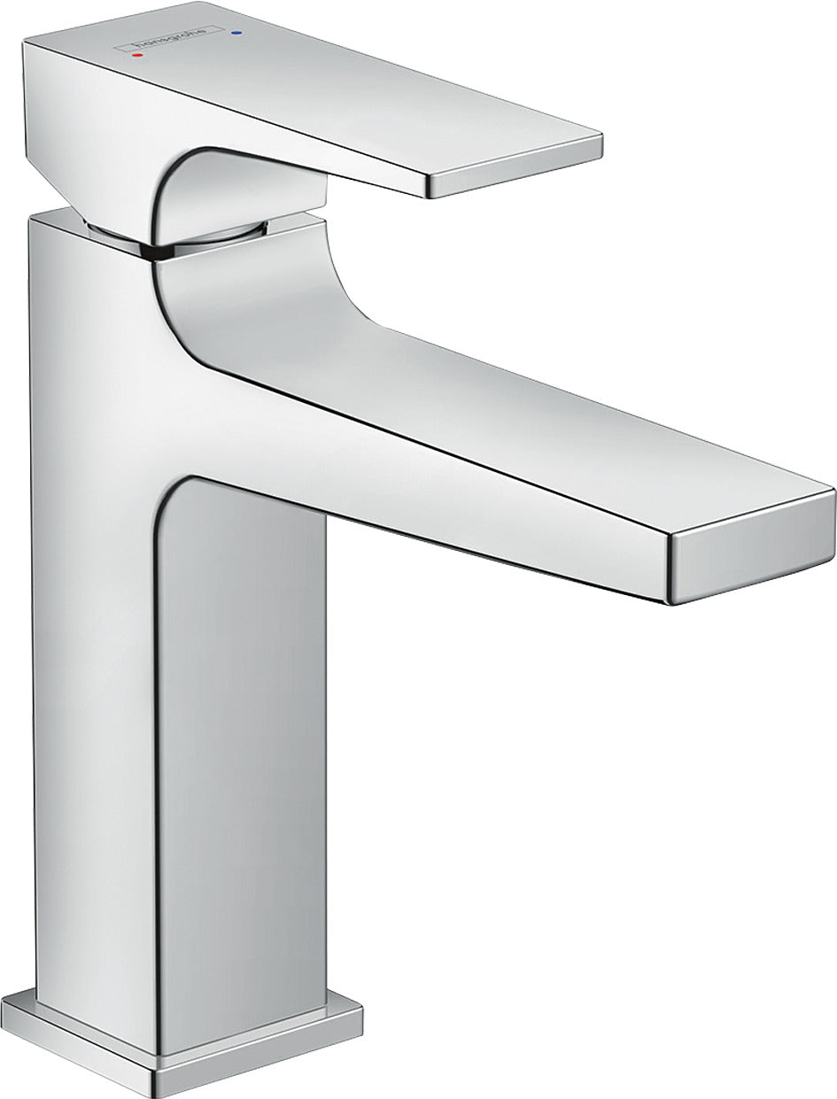HANSGROHE HG Metropol Waschtischmischer 110 chrom mit Push-Open Ablaufgarnitur – 32507000