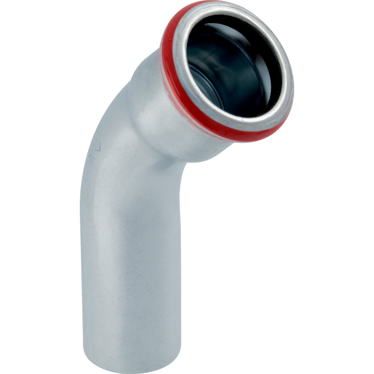 GEBERIT GE Mapress C-Stahl Bogen mit Einschubende 45 Gr. d42mm verzinkt – 23707