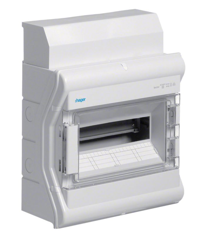 HAGER Kleinvert., vector, APV, IP65, 12PLE – VE112DN