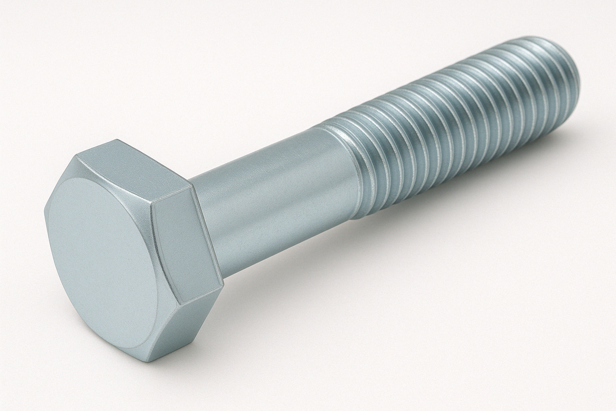 Alva DIN931 verz. 8.8 M20x140mm VPE=25ST Sechskantschraube mit Schaft, ISO4014 - DIN931-V-20140