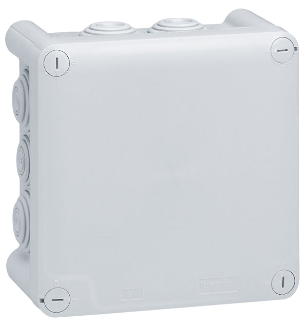 LEGRAND FR Verbindungsdose IP55, 130x130x74mm Membrane, Schnellverschlussdeckel – 092032