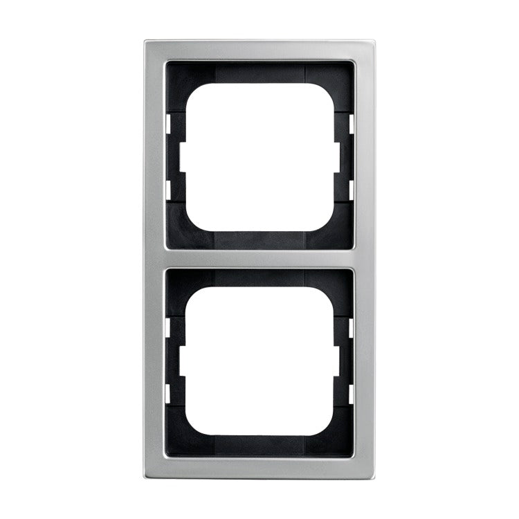 BUSCH-JAEGER Rahmen 2-fach Pur Edelstahl – 2CKA001754A4318