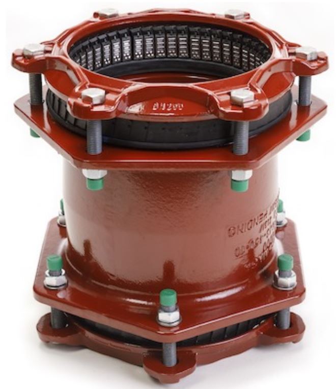 FISCHER GEORG Multi Joint Rohrverb -kuppl.Schrb.A2 pulverb.Fig.3007 DN300 f.AD 315-356 – 709305632