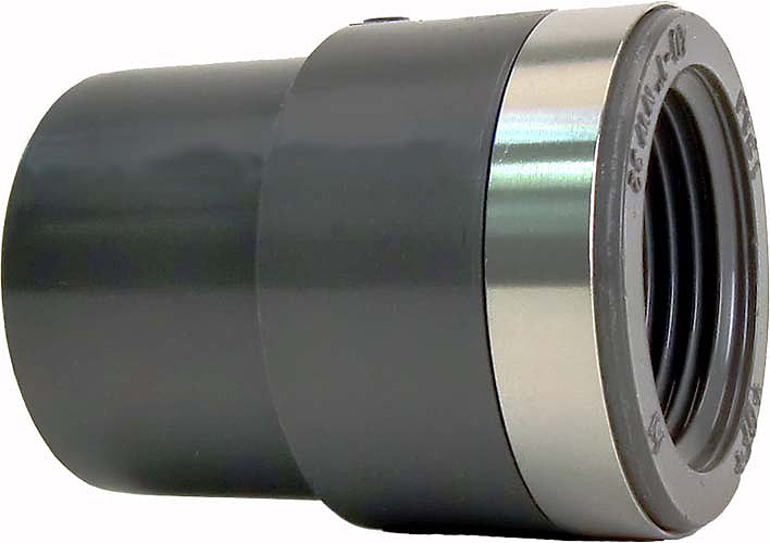 FISCHER GEORG GF Übergangs-Muffennippel PVC-U d 20/25x3/4" AG – 721910557