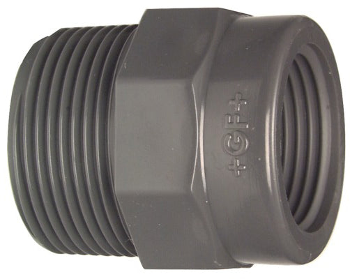 FISCHER GEORG GF Muffennippel reduziert PVC-U 3/4"x1/2" AGxIG – 721910837