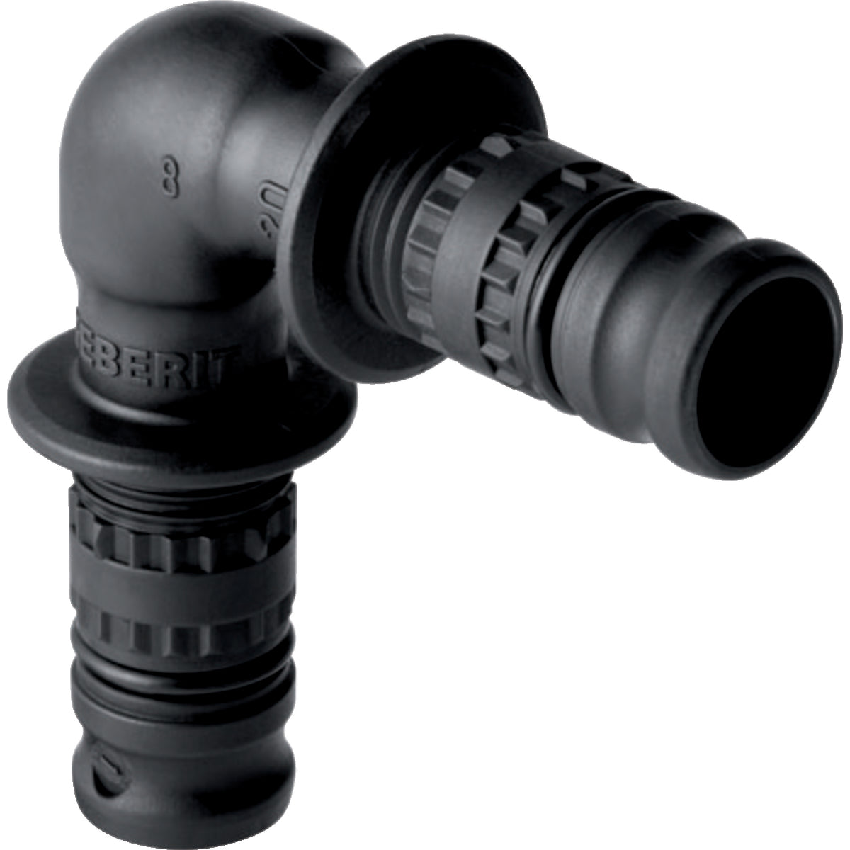 GEBERIT GE Mepla Winkel PVDF 90 Gr. d40mm – 625.271.00.5