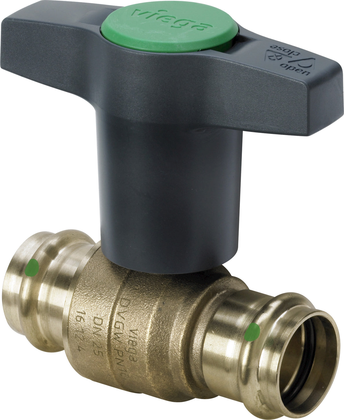 VIEGA Viega Kugelhahn mit SC Easytop 2275 in 28mm Siliziumbronze – 746 407