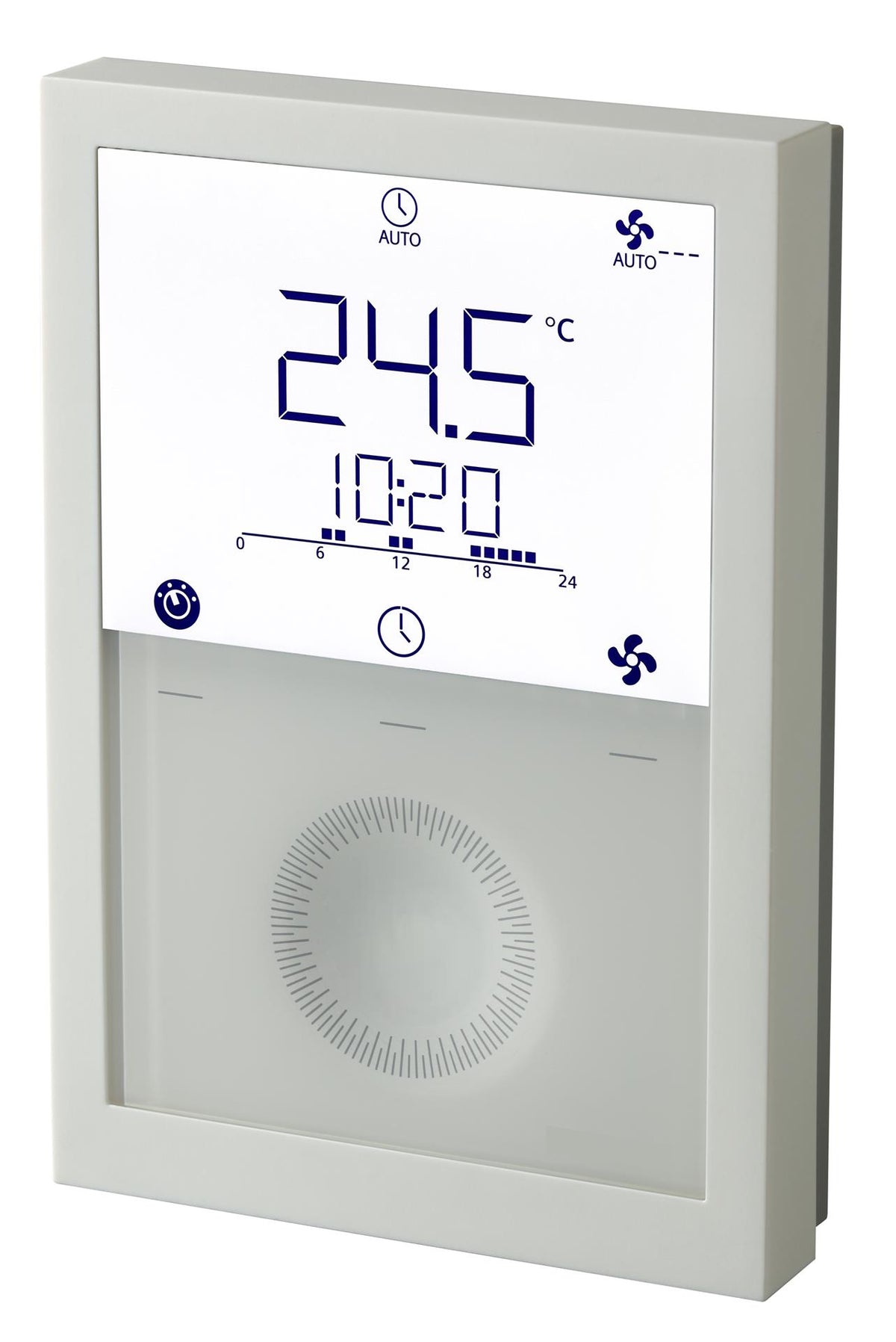 SIEMENS OESTERREICH Siemens Raumtemperaturregler LCD 5..40°C 2/3-Pkt/PWM Uhr FC/Uni.vert. – RDG200T