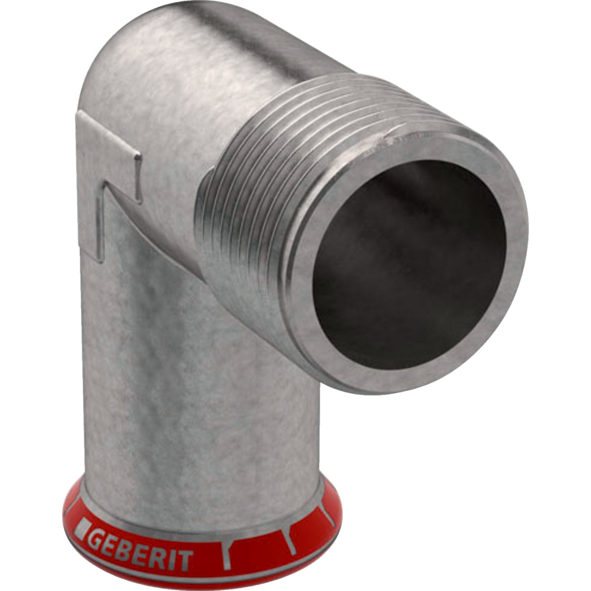 GEBERIT GE Mapress C-Stahl Uebergangswinkel 90 Gr. d22mm x R3/4 verzinkt – 21618