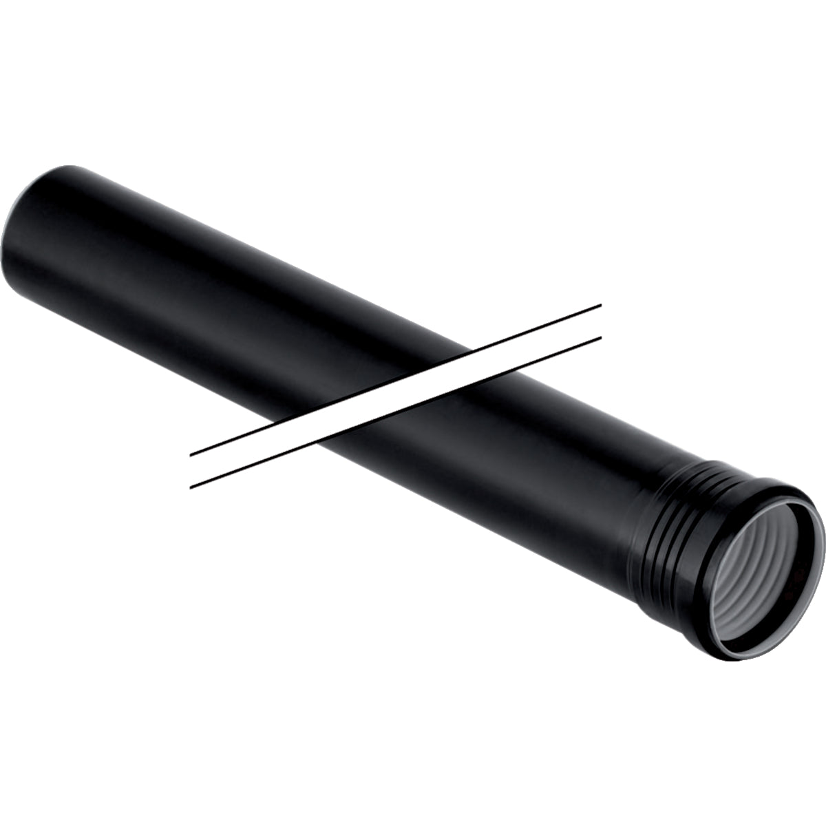 GEBERIT GE Silent-PP Rohr mit Muffe d50mm, L300cm – 390.207.14.1