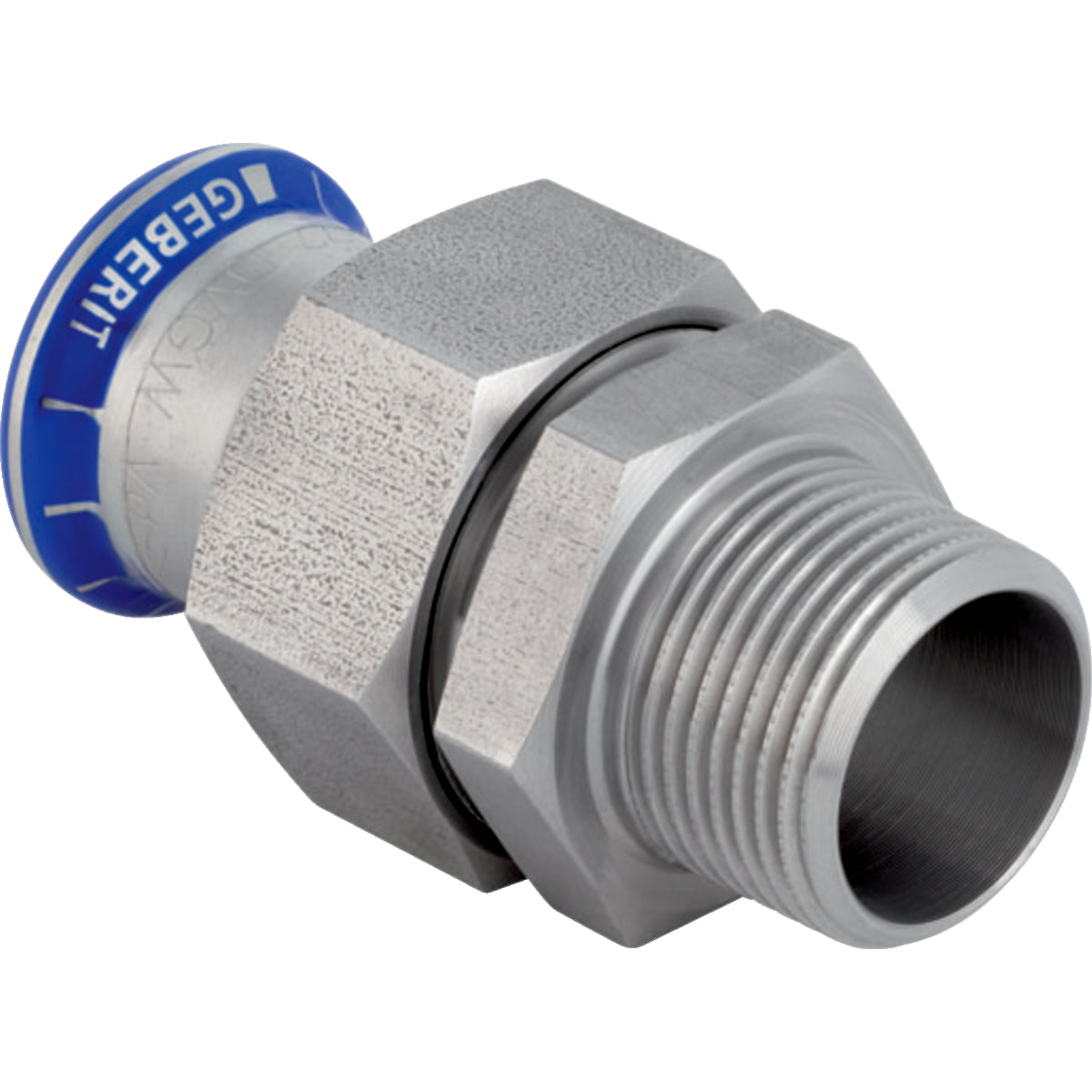 GEBERIT GE Mapress ES Uebergangsverschraubung mit UeWM aus Edelstahl d35mm x R1 1/4 – 35368