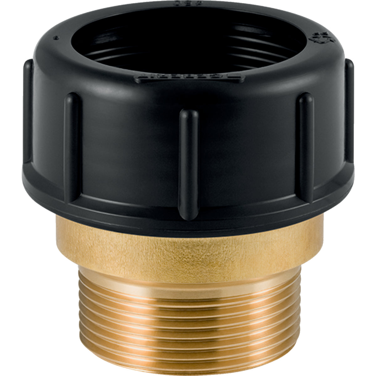 GEBERIT GE PE Stutzen d50mm x R1 1/2 Aussengewinde mit Verschraubung 359309 – 359.309.00.1