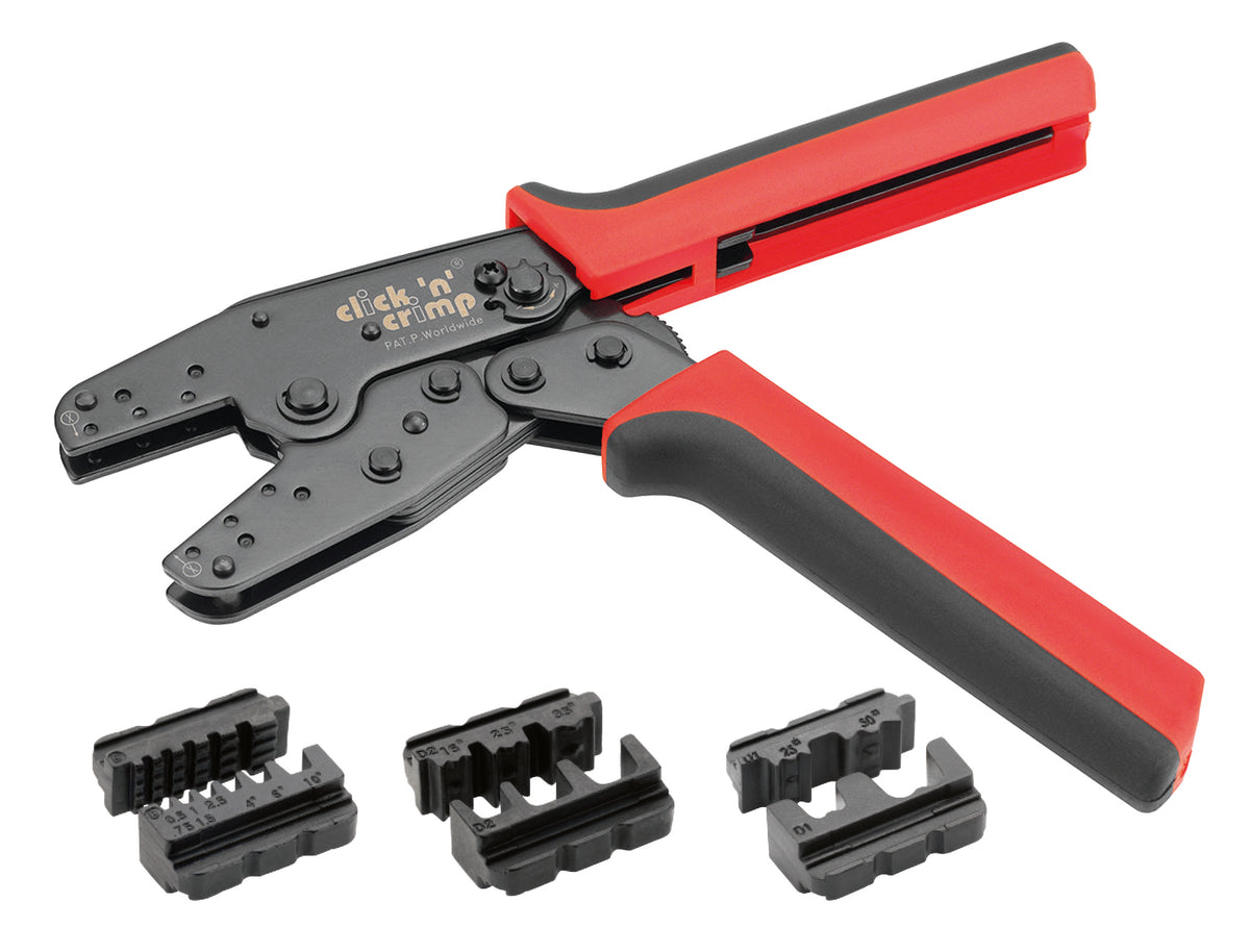 CIMCO Click'N'Crimp AE-Set 0,5-50 mm², inkl. 3 Einsätze – 106838