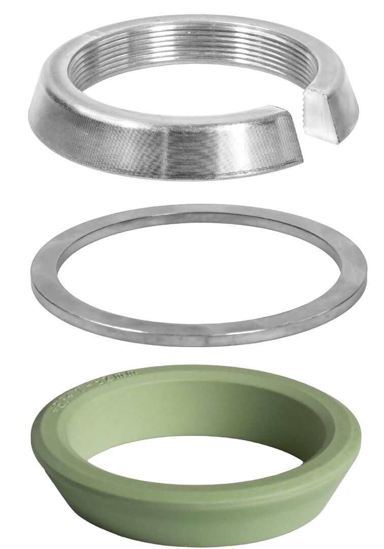FISCHER GEORG FITTINGS Primofit Dichtsatz FKM 2 (o.d.=57mm) schwarz – 775958957