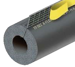 ALVA ST Overlap 19x60mm Länge 2m selbstklebend, schwarz