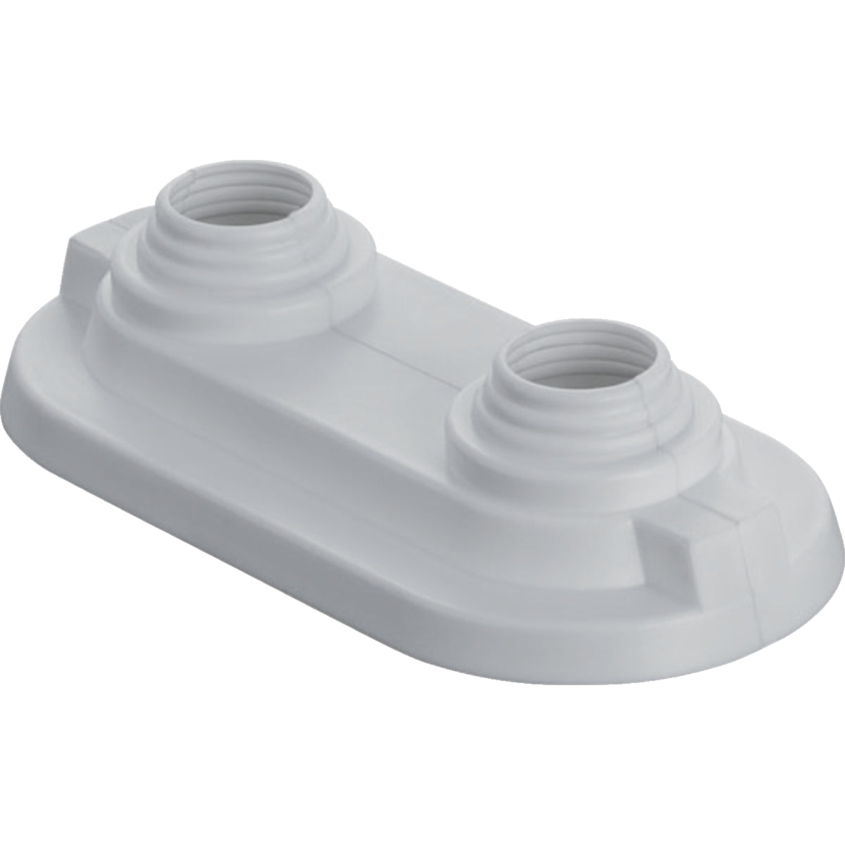 GEBERIT GE Mepla Therm Doppelrosette weiss d16/20mm – 611.610.BM.1