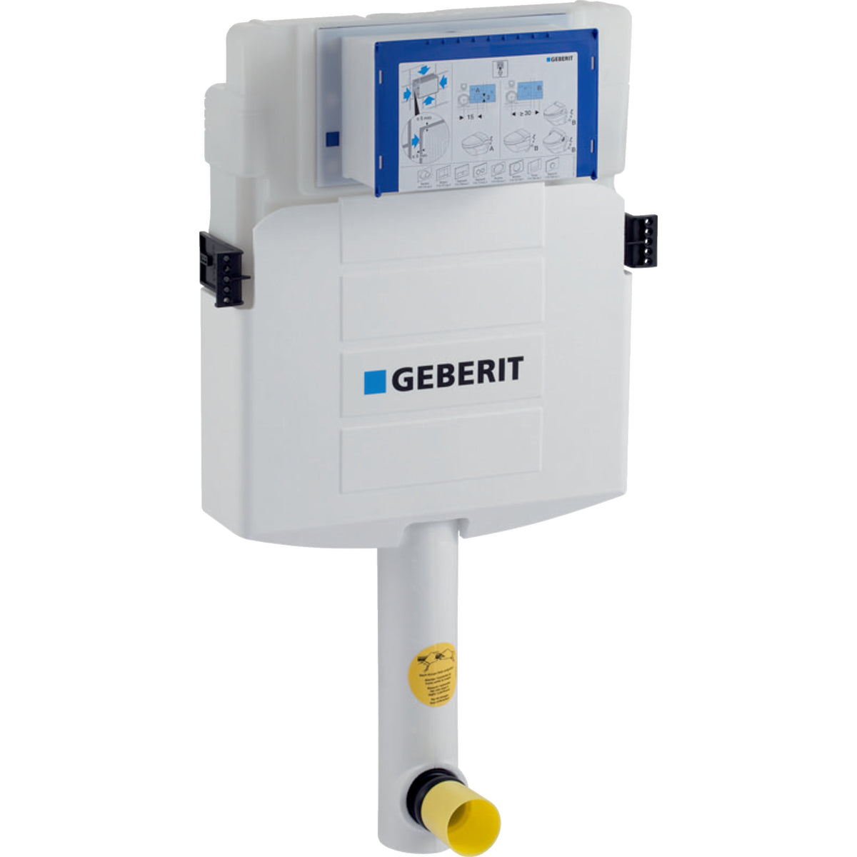 GEBERIT GE UP320 Unterputz-Spuelkasten Betaetigung von vorne – 109.300.00.5